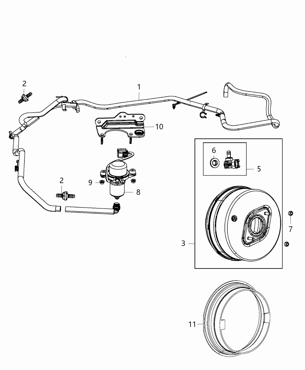 Mopar 4581810AA Bracket Resonator