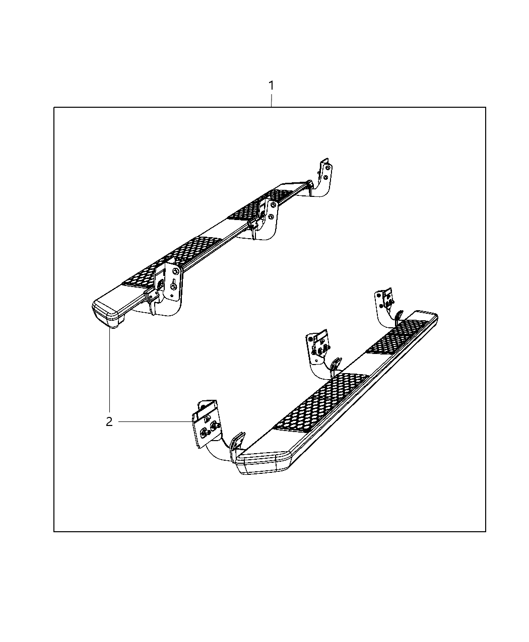 82211698AC Mopar Running Board Kit Cab
