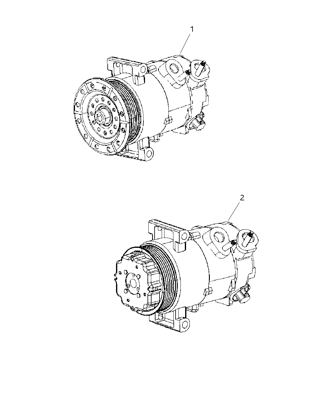 Mopar 5058228AH Compressor A/C