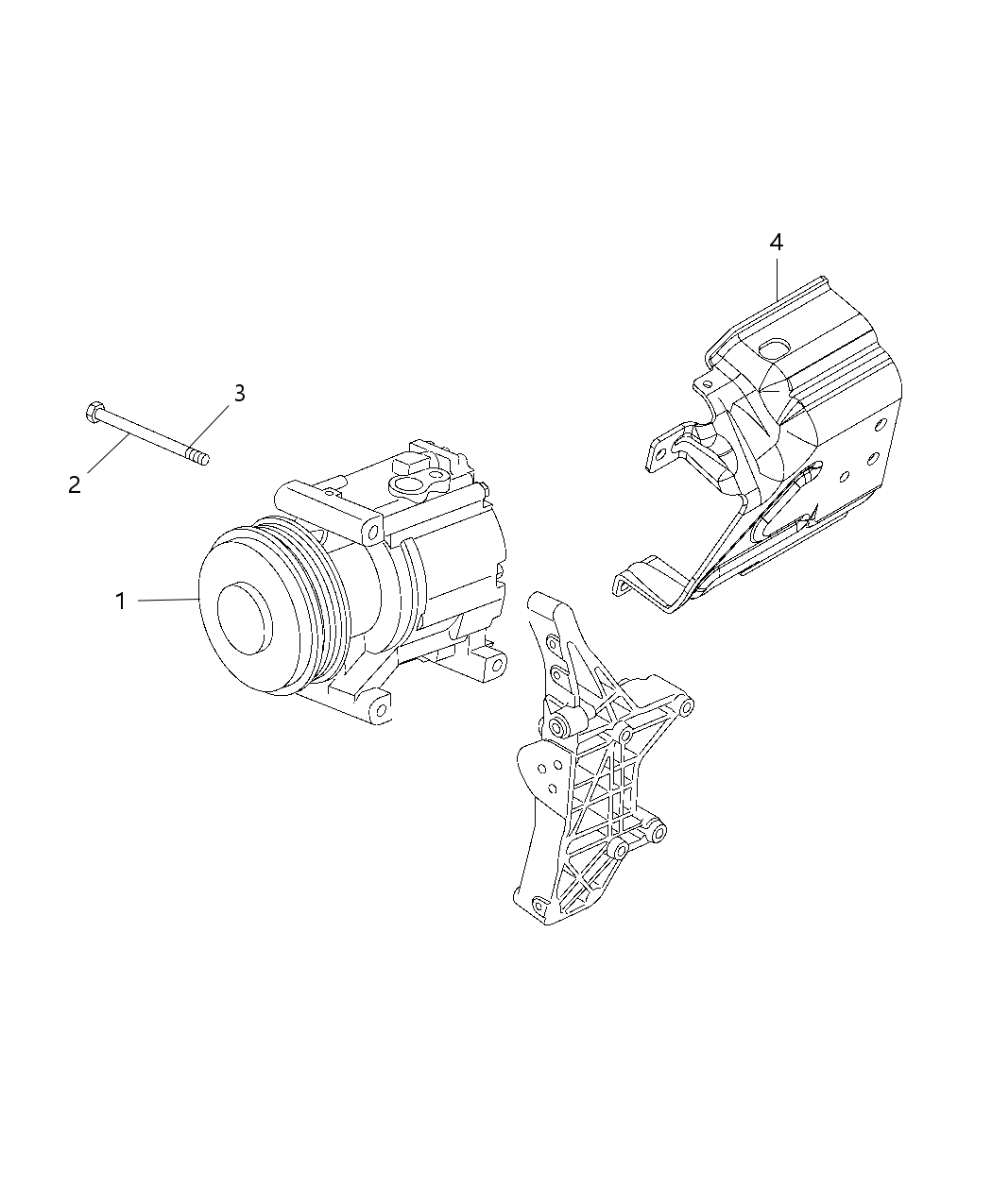 Mopar 6512945AA Bolt A/C Compressor 6512945AA Mopar Bolt A/C Compressor