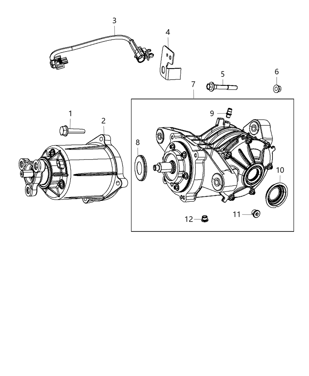 Mopar 5157002AC Differential Rear Axle 5157002AC Mopar Differential Rear Axle