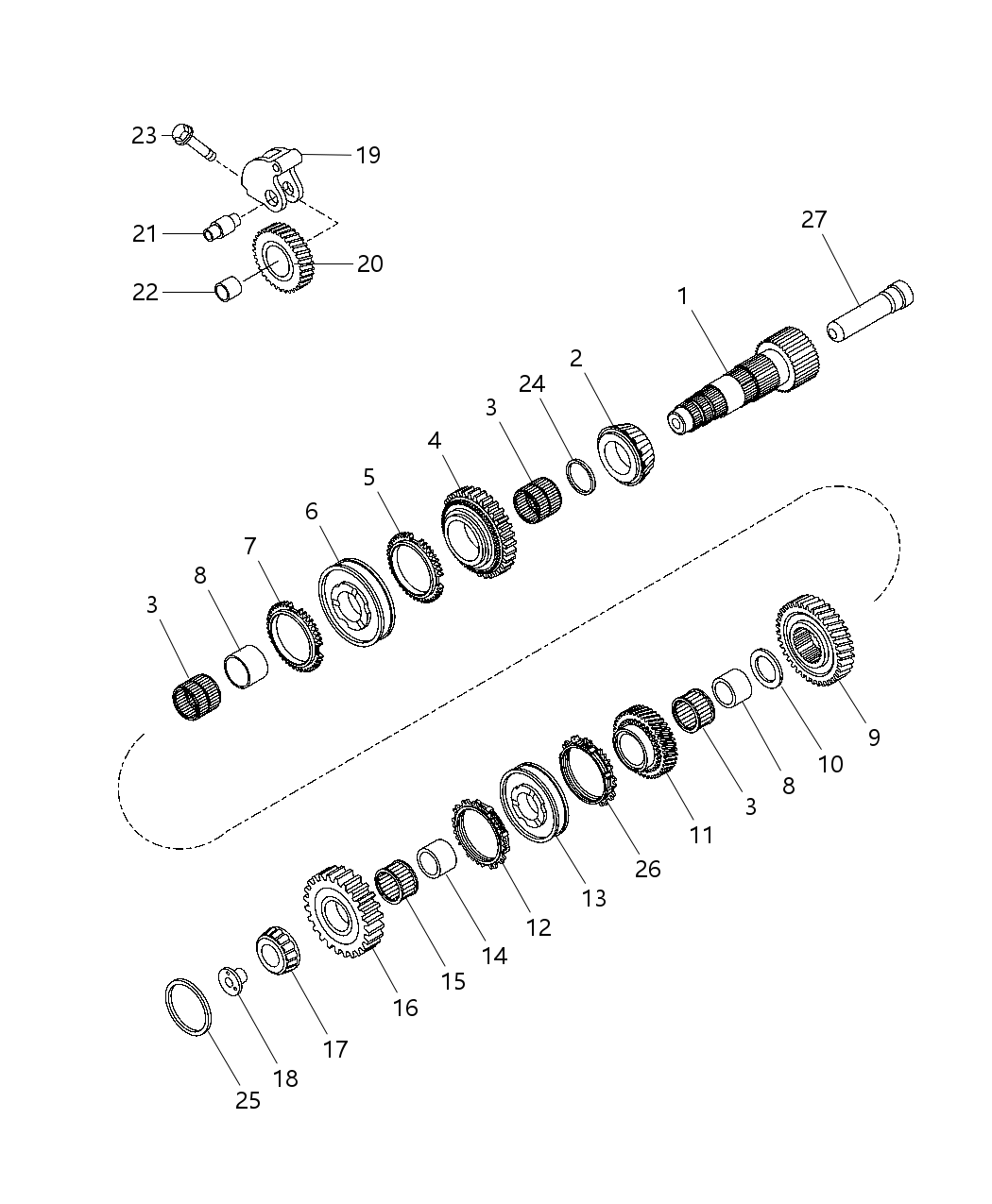 Mopar 68259382AA Gear Fifth