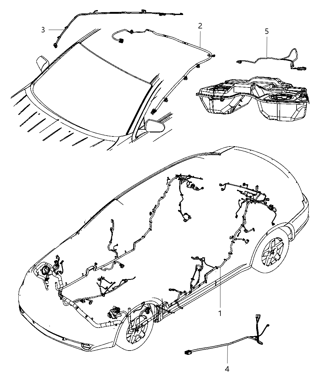 Mopar 68169881AB Wiring Unified Body 68169881AB Mopar Wiring Unified Body