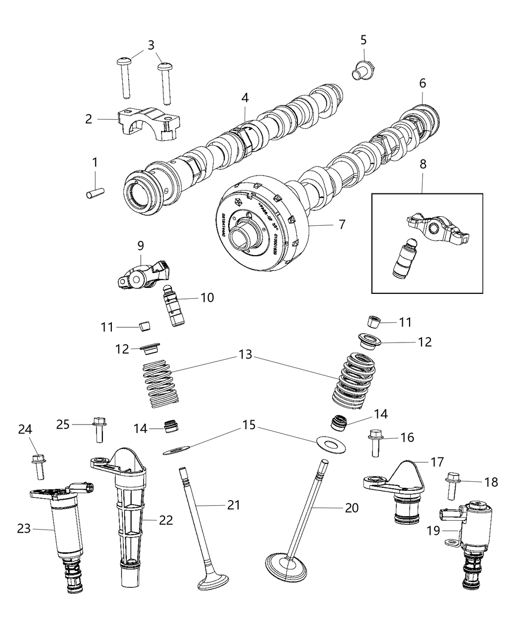 Mopar 68260093AC Plug Solenoid Front