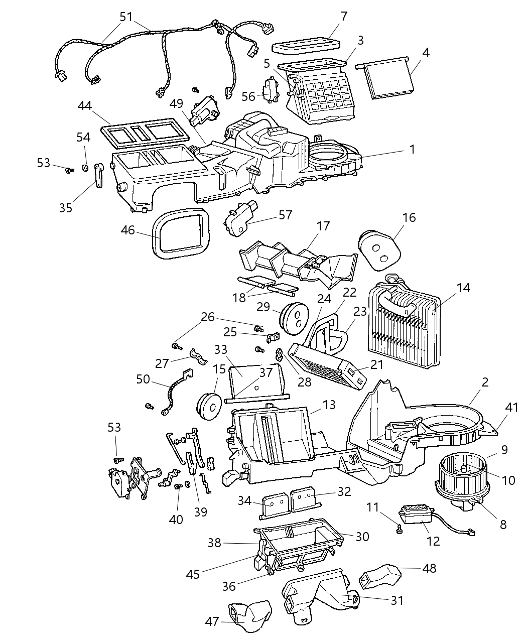 Mopar 5012760AA Diaphragm Heater And A/C Unit Panel Mopar 5012760AA Diaphragm Heater And A/C Unit Panel