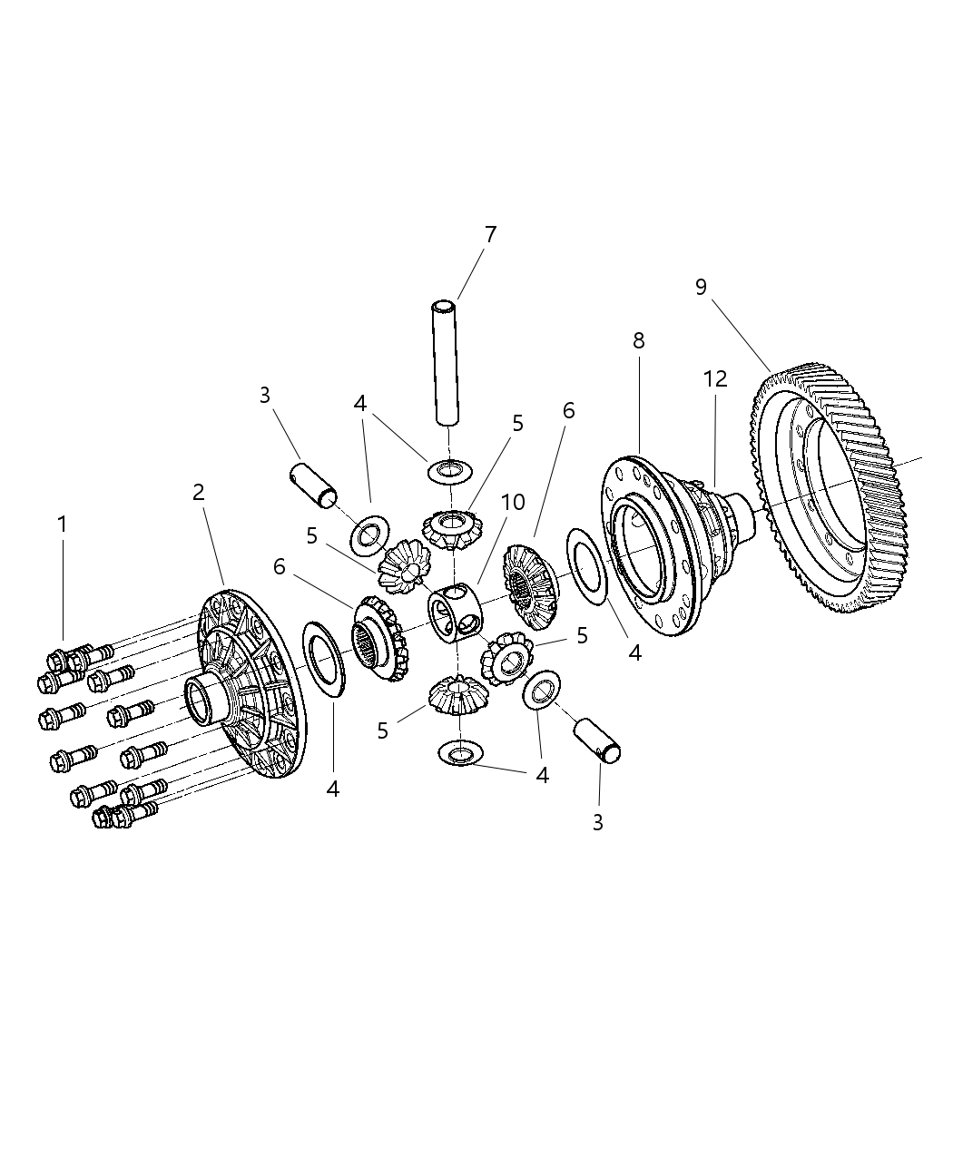 5069061AA Mopar Case Differential