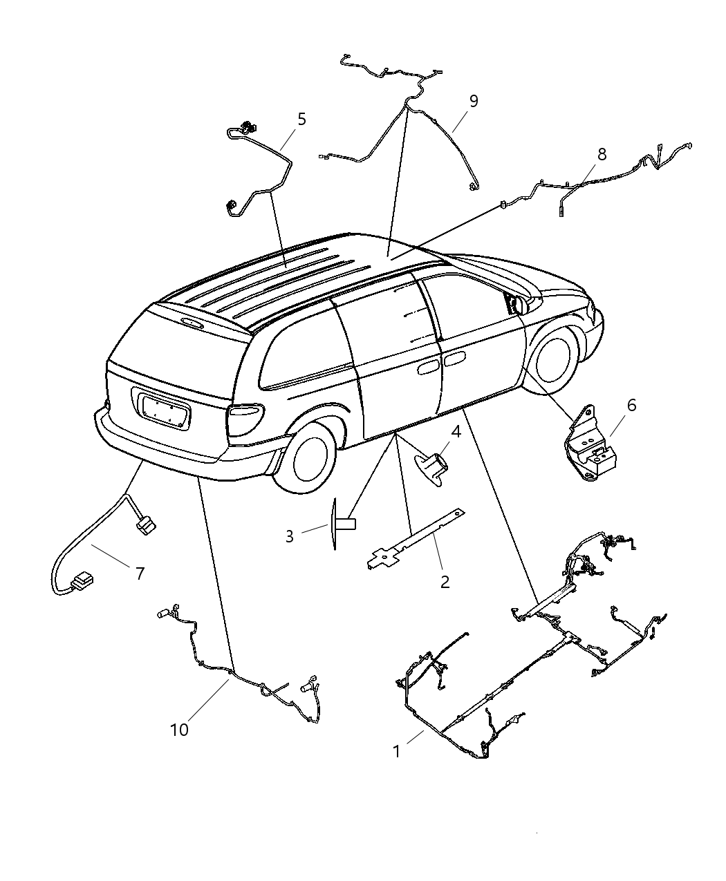 Mopar 4869972AA Wiring Unified Body