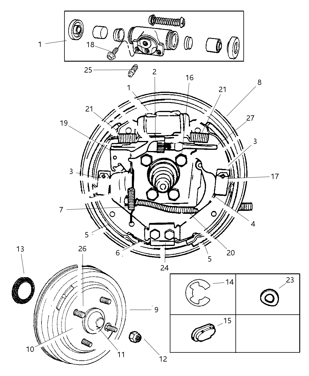 Mopar V2013209 Shoe And Lining Kit Drum V2013209 Mopar Shoe And Lining Kit Drum