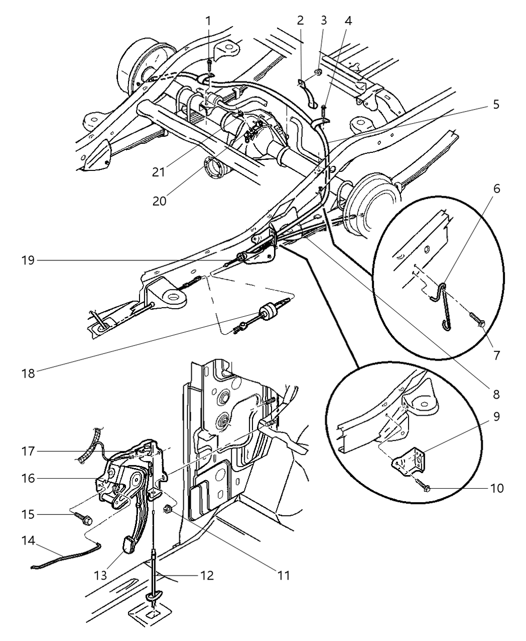 Mopar 52078976AI Parking Brake Control