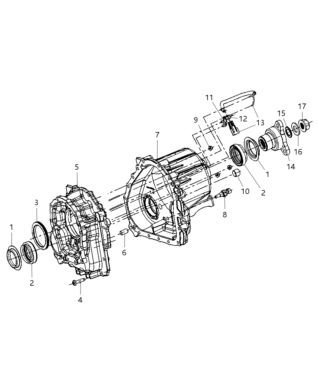 Mopar 68055258AA Case Half Front 68055258AA Mopar Case Half Front