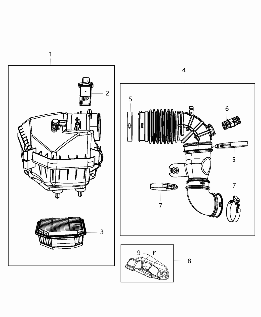 Mopar 6511839AA Clamp Hose Center To Lower Hose & Turbo 6511839AA Mopar Clamp Hose Center To Lower Hose & Turbo