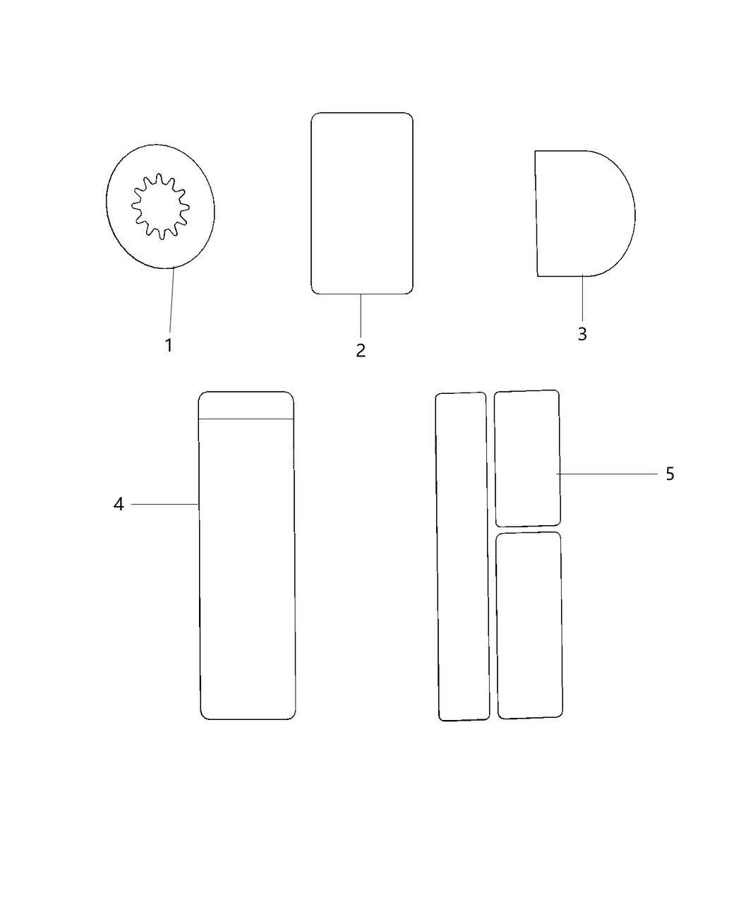Mopar 68297585AA Label A/C System Close Out Panel Radiator Top - Washer Fluid 68297585AA Mopar Label A/C System Close Out Panel Radiator Top - Washer Fluid