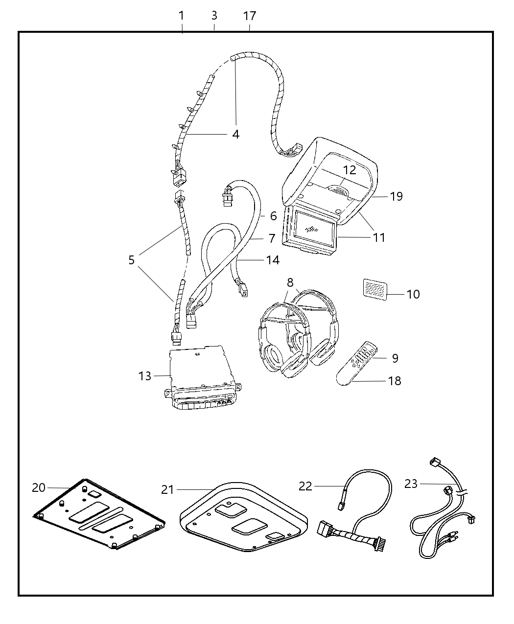 Mopar 68022582AA Bracket Mounting