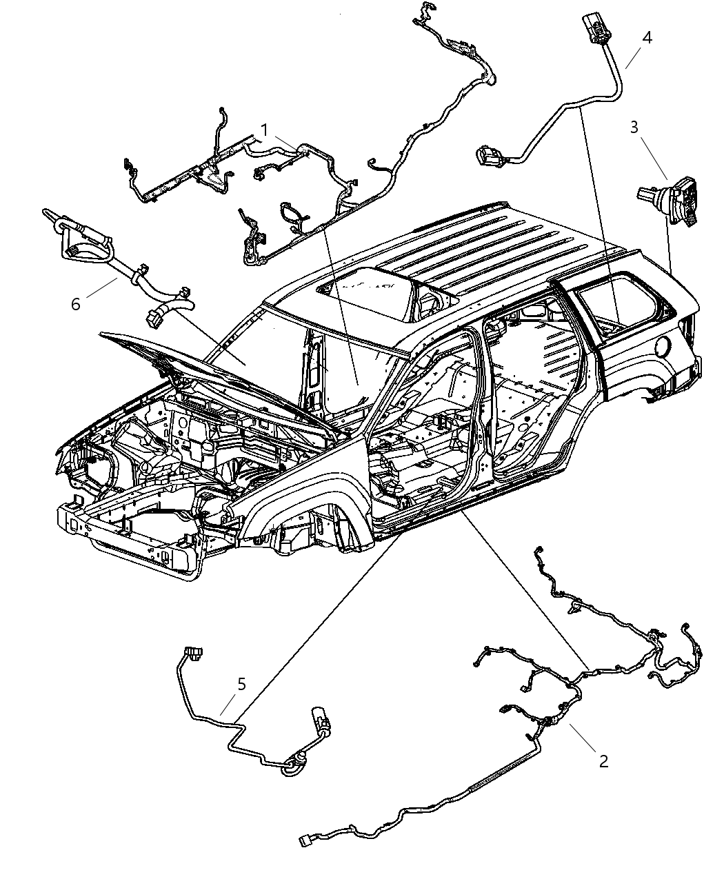 Mopar 56047531AB Wiring Body Mopar 56047531AB Wiring Body