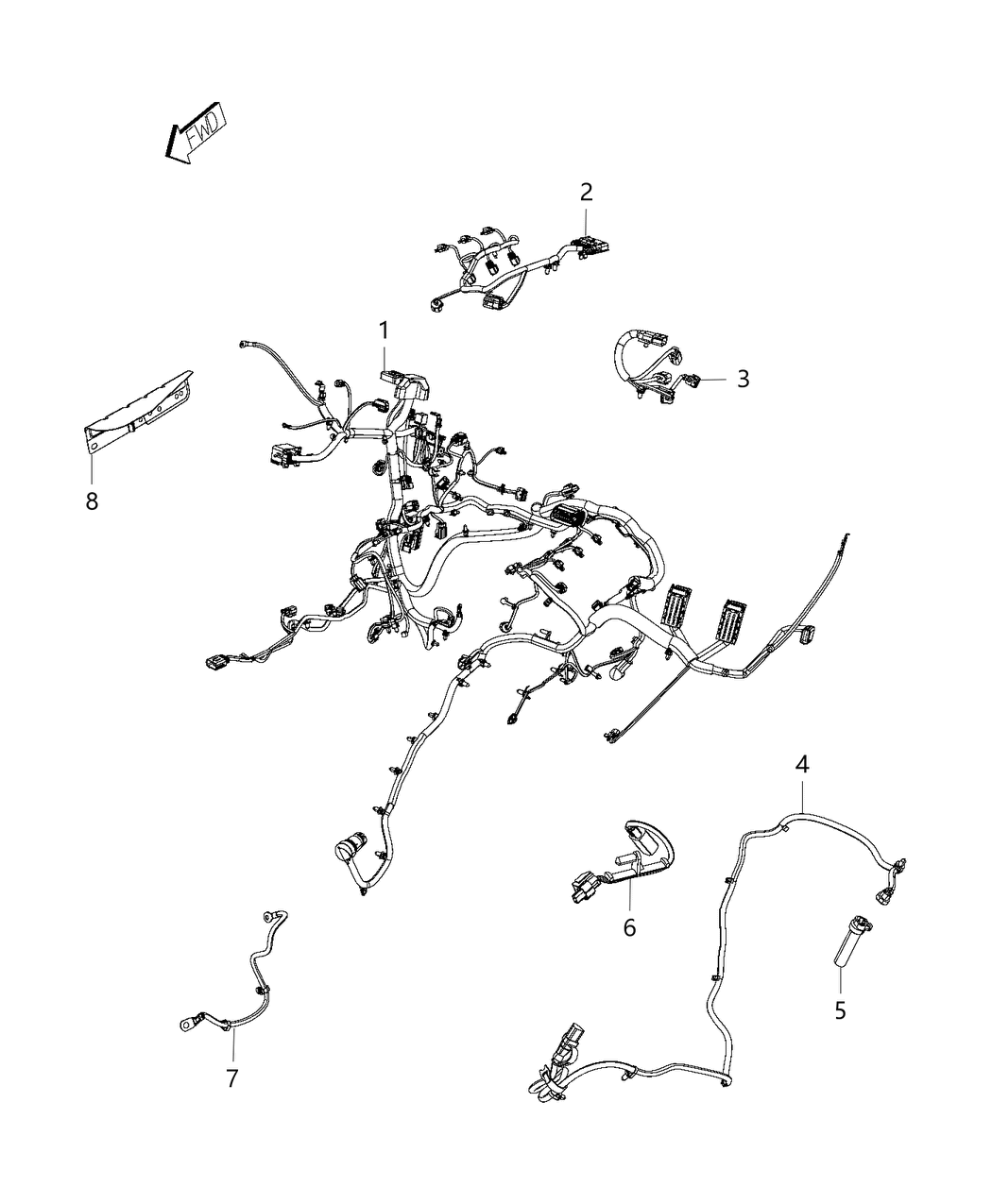 Mopar 68250245AA Terminal Fusible Link Battery