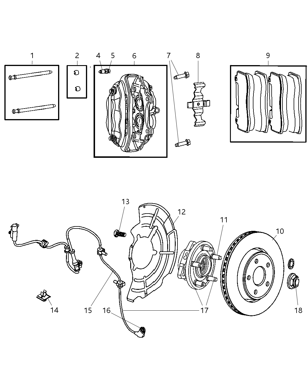 Mopar 5290733AA Rotor Brake