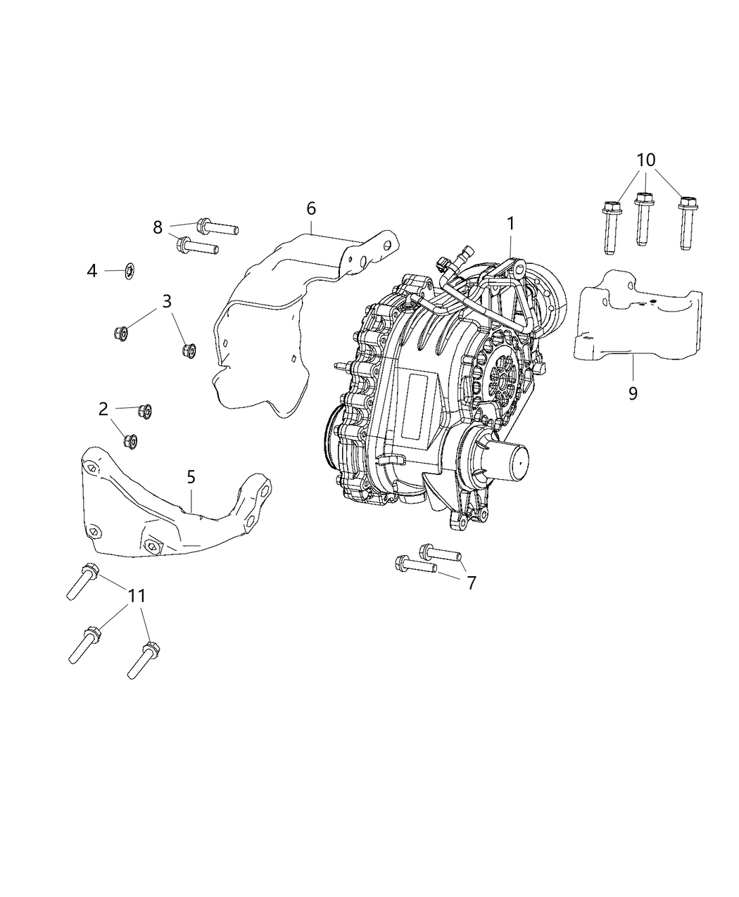 Mopar 5146445AA Bracket Power Transfer Unit