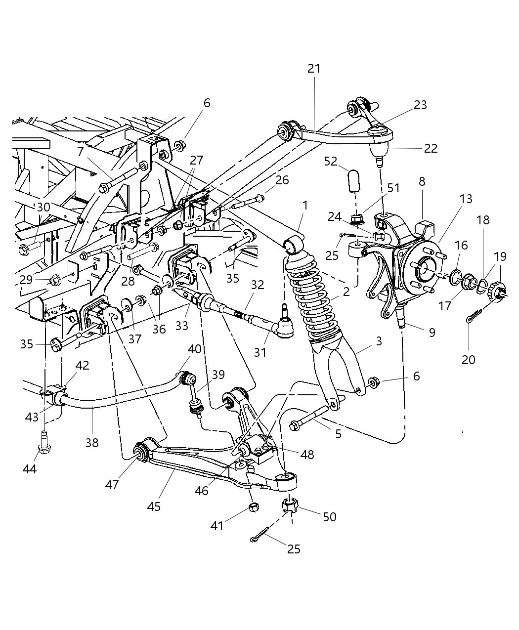 Mopar 5290040AE Shock Absorber Suspension Rear