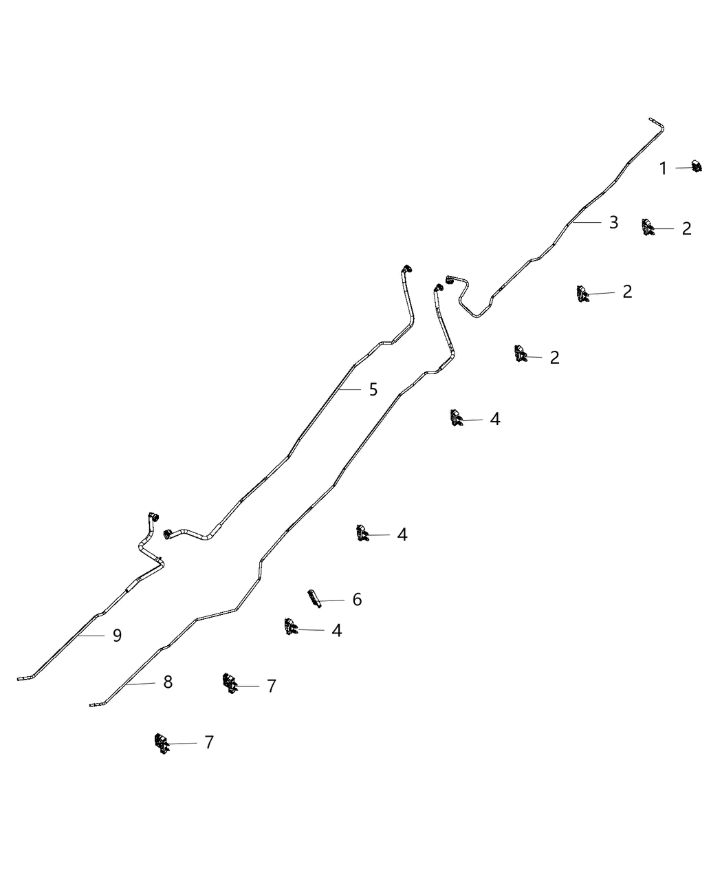 Mopar 68204533AB Tube Fuel Vapor Mopar 68204533AB Tube Fuel Vapor
