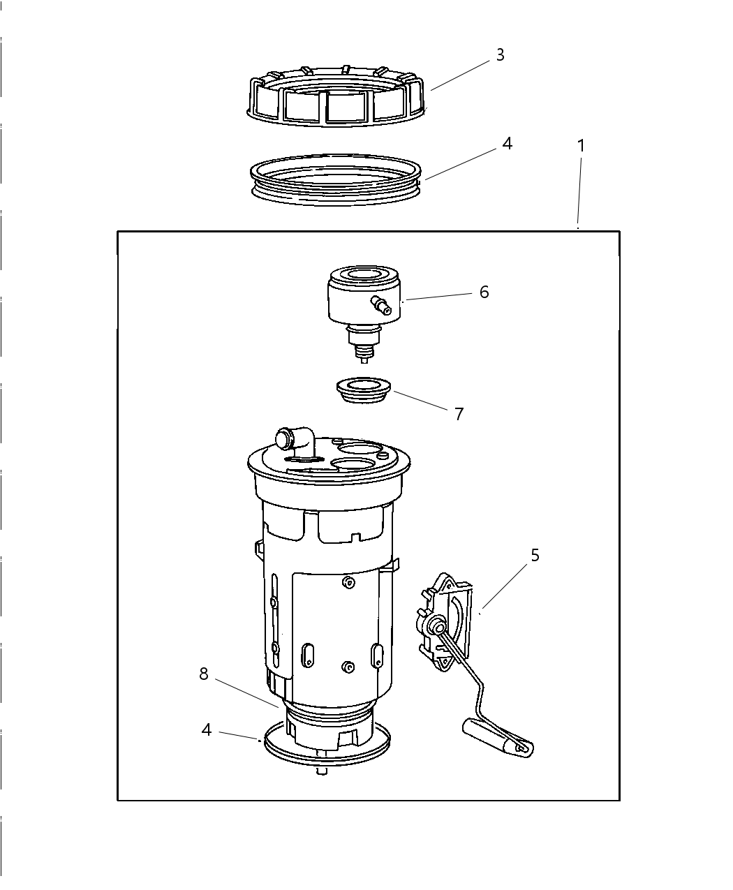 Mopar 5010370AC Module Fuel Pump Mopar 5010370AC Module Fuel Pump