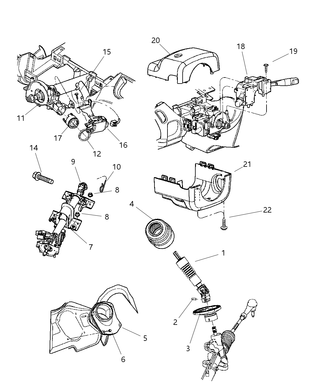 Mopar 4690685AA Housing Steering Column Mopar 4690685AA Housing Steering Column