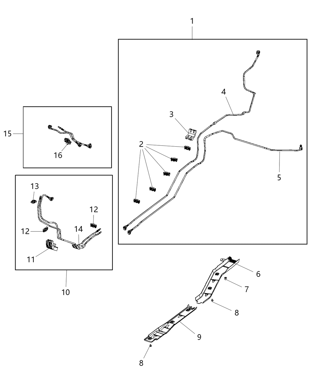 Mopar 52029614AD Tube Assembly Fuel And Brake