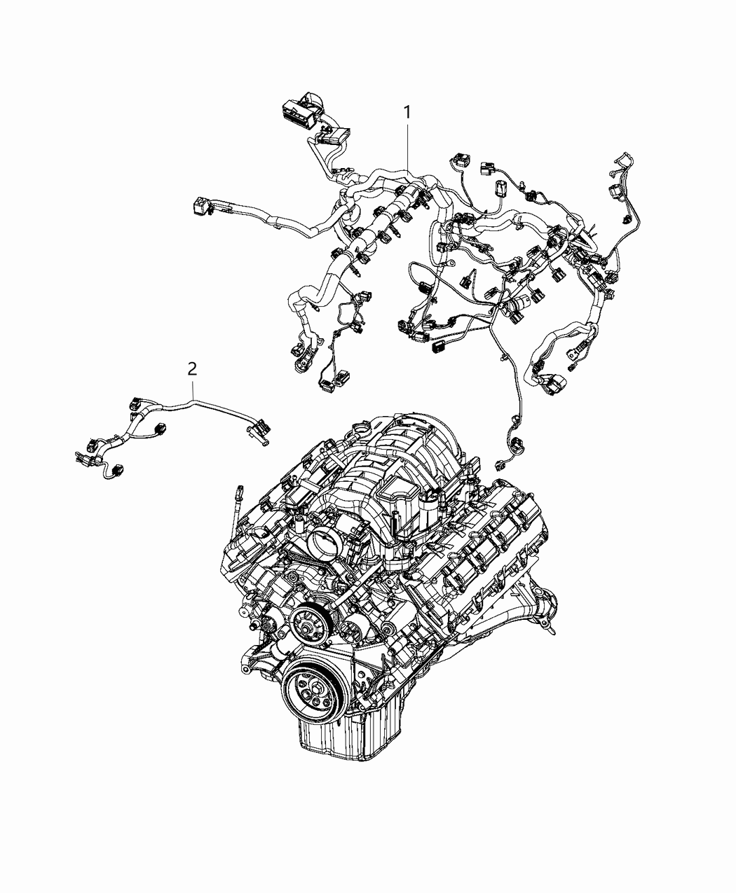 Mopar 68273351AB Wiring Engine 68273351AB Mopar Wiring Engine