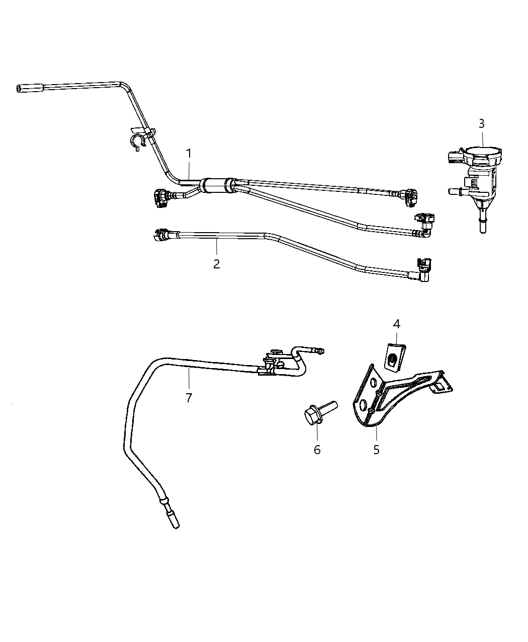 Mopar 55398637AD Harness Vapor Purge Mopar 55398637AD Harness Vapor Purge