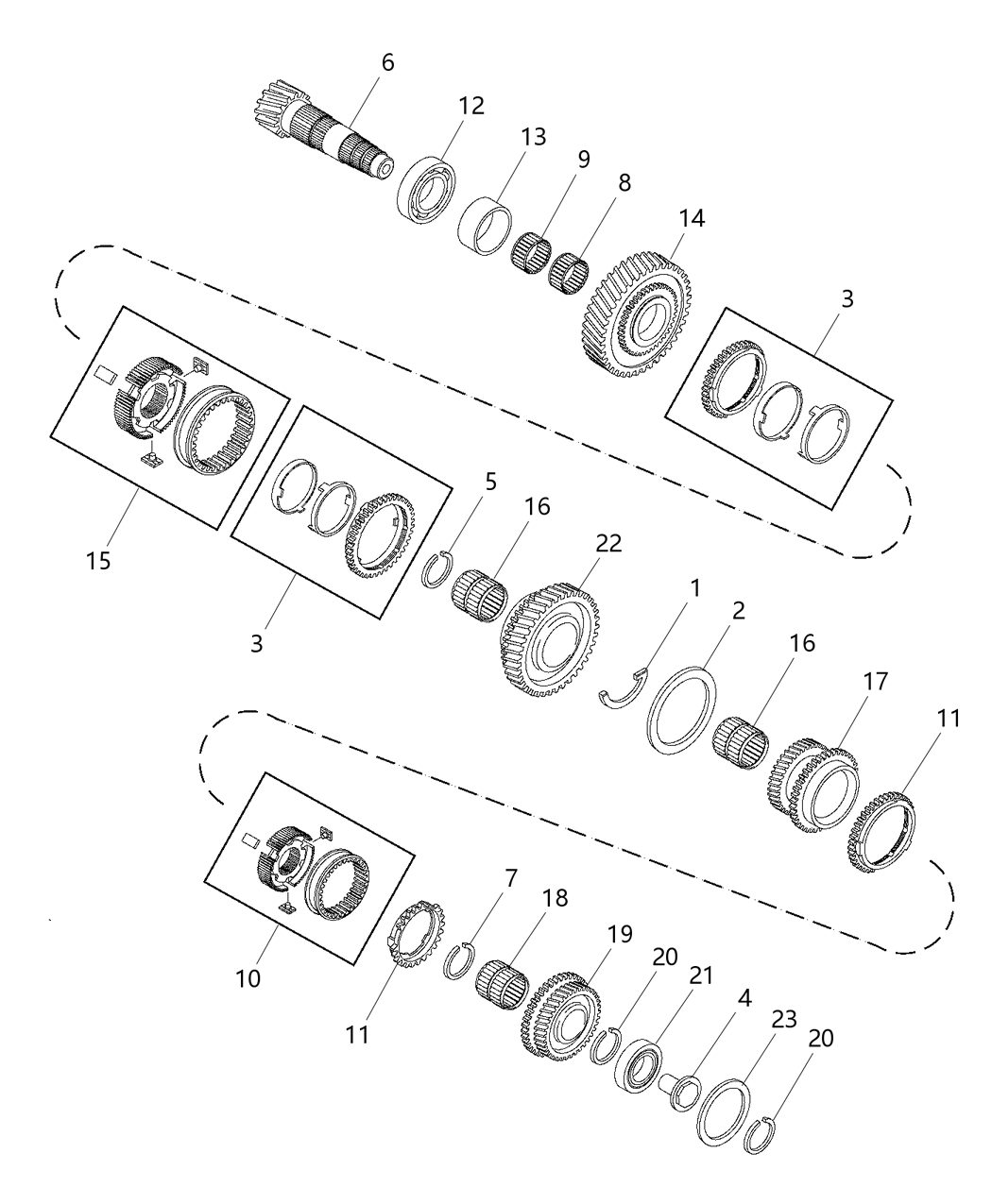 Mopar 68095157AA Plug Input And Output Shaft