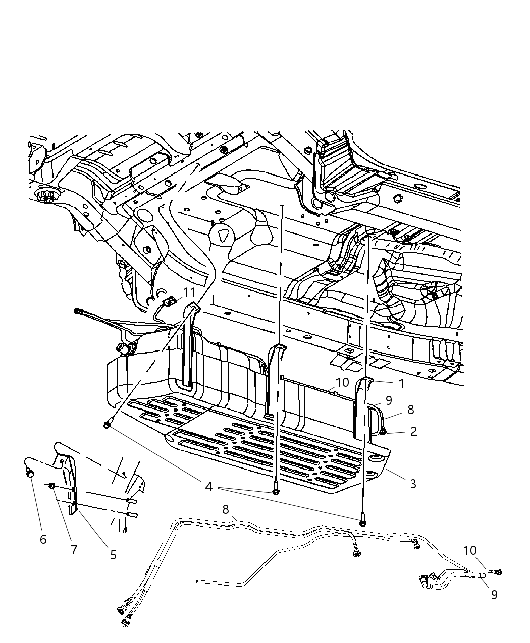 68027924AA Mopar Wiring Fuel Module