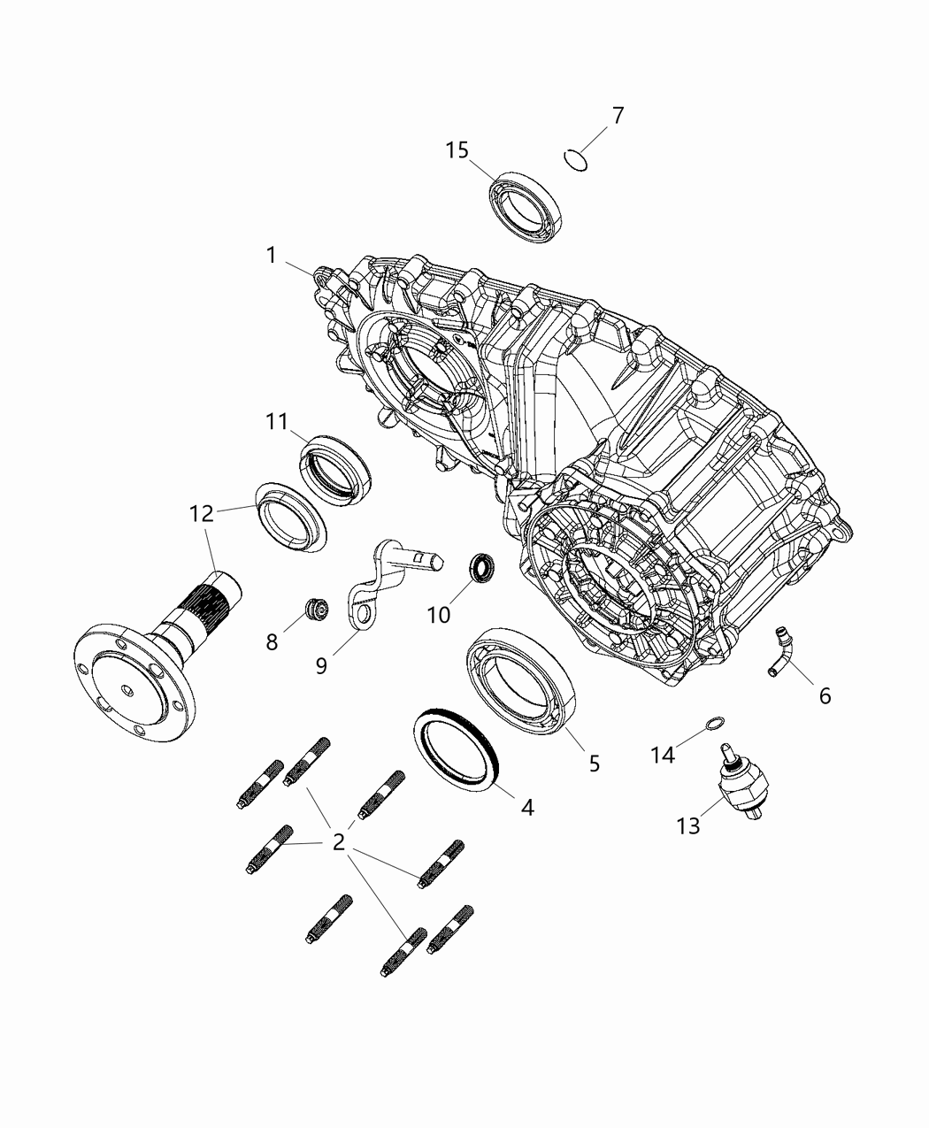 Mopar 68207376AB Case Half Front Mopar 68207376AB Case Half Front