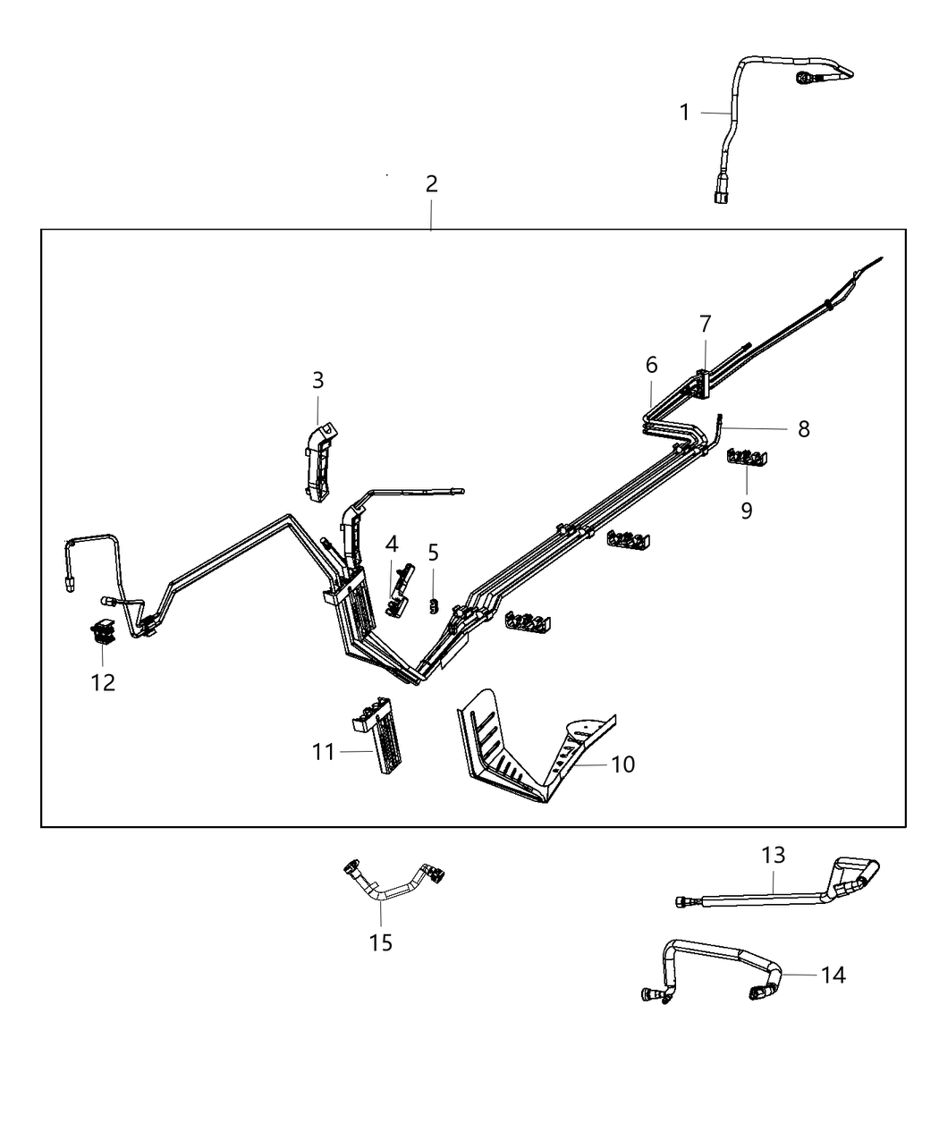 Mopar 68445173AA Tube Fuel Supply