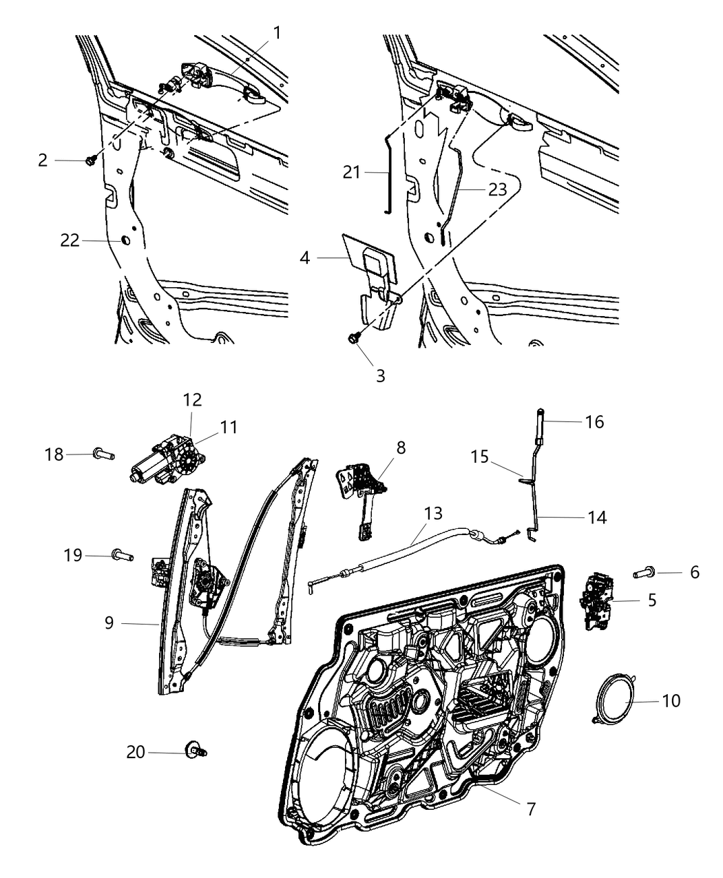 Mopar 4589676AA Clip Latch Link