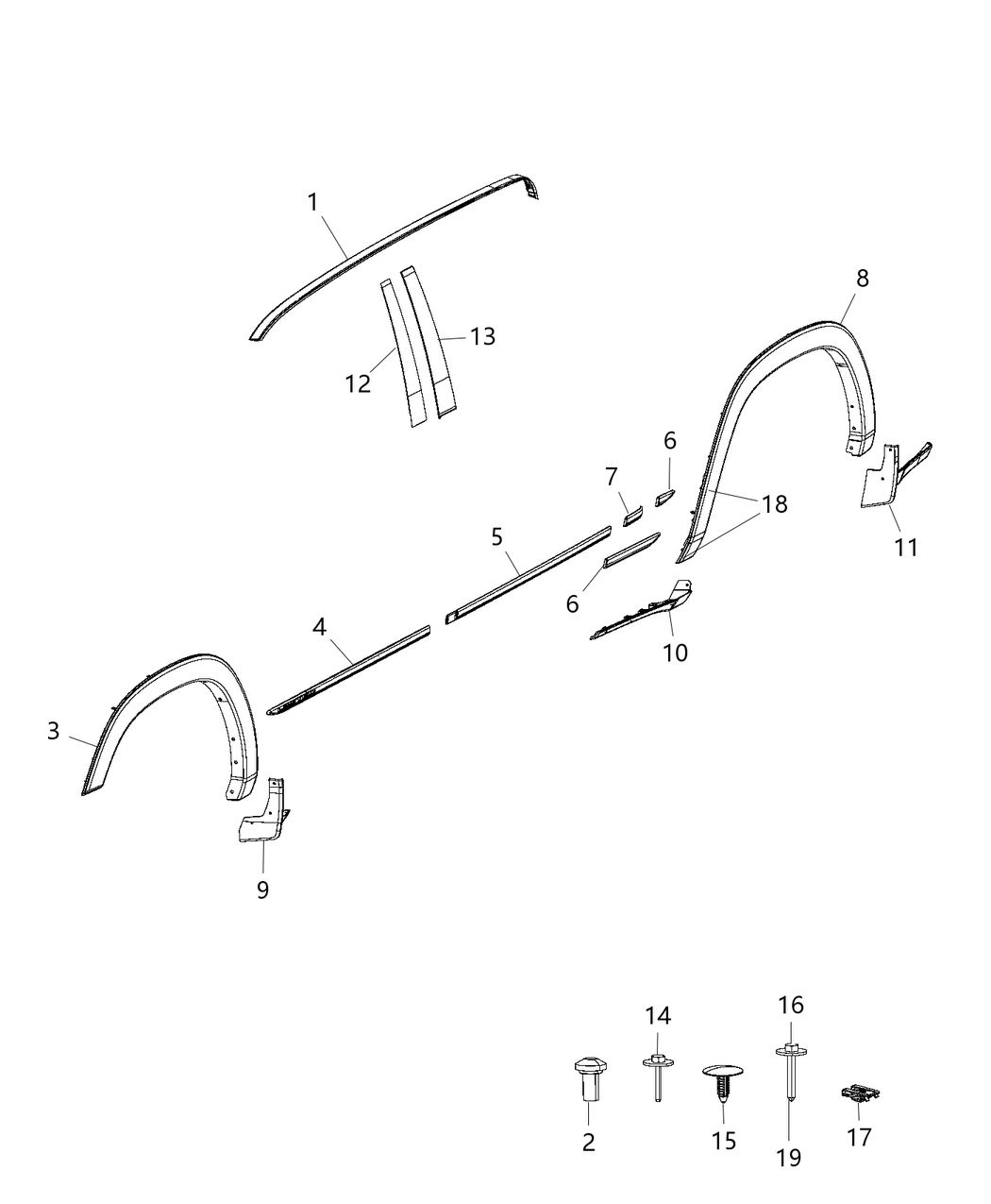 Mopar 68499019AA Clip Attaching Spat - Yellow 68499019AA Mopar Clip Attaching Spat - Yellow