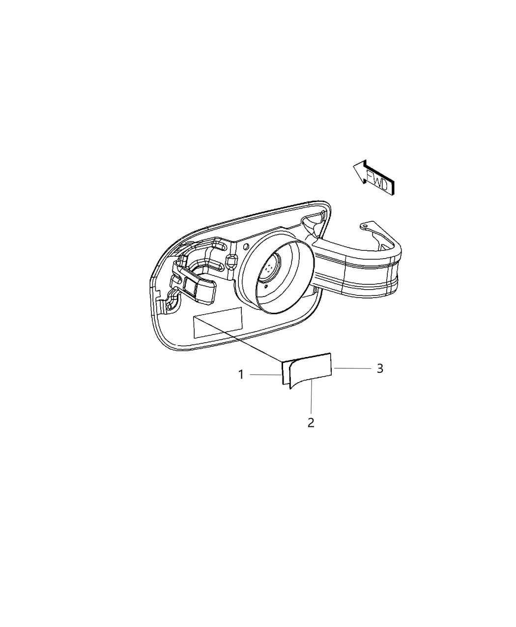Mopar 4722003AA Label Flexible Fuel