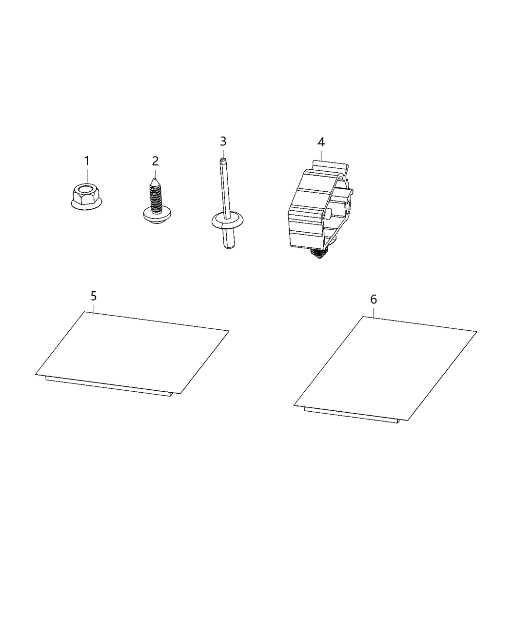 Mopar 68255288AA Clip Wiring