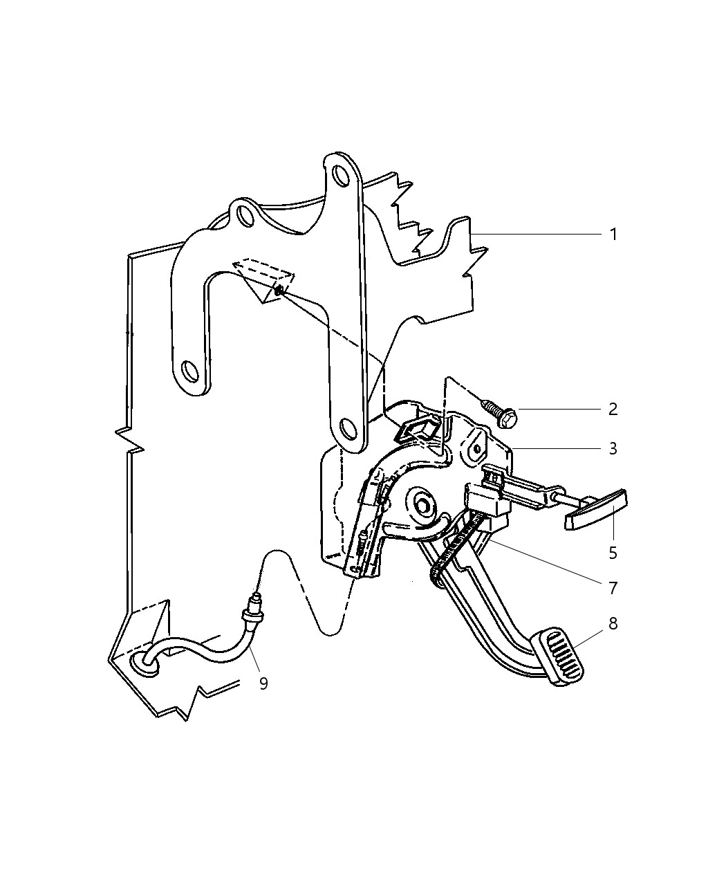 Mopar 52009192AC Parking Brake Control Mopar 52009192AC Parking Brake Control
