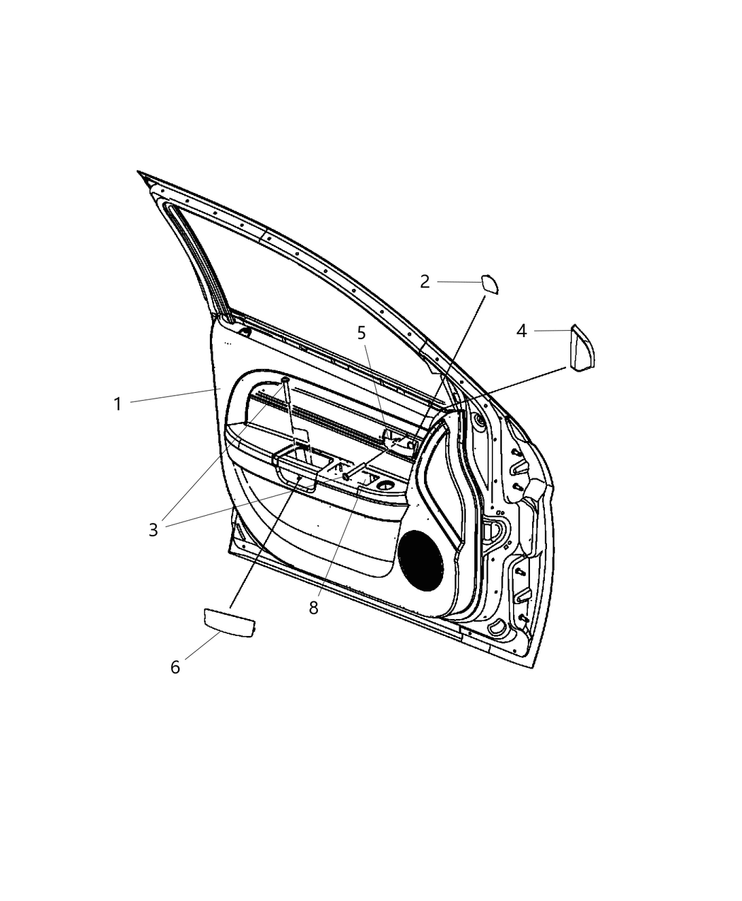 Mopar 5RB51HL1AA Bezel Lock Knob 5RB51HL1AA Mopar Bezel Lock Knob