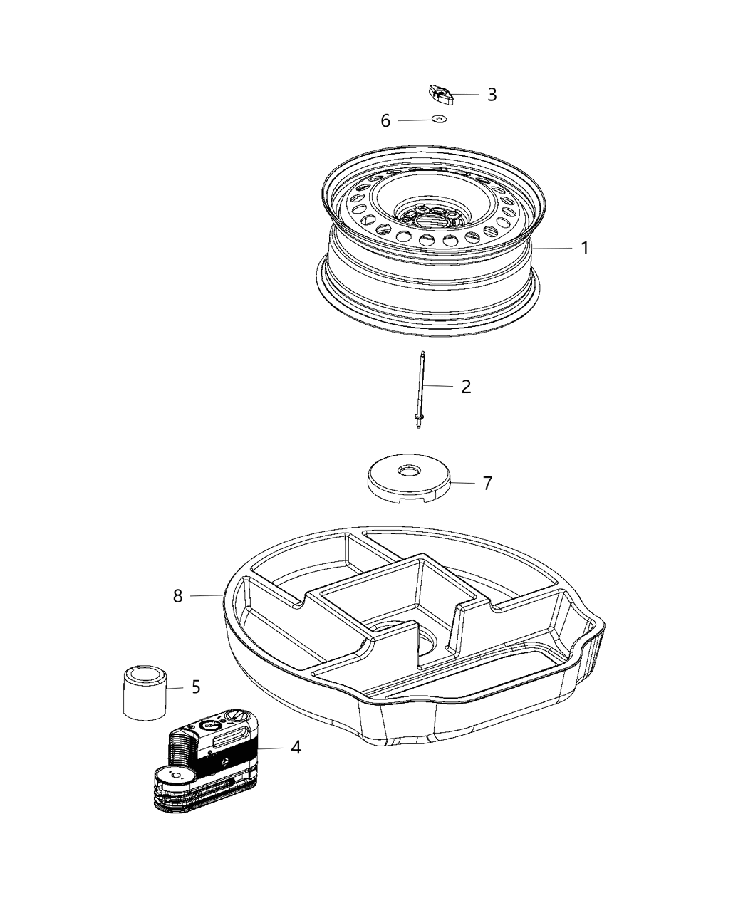 Mopar 68197726AA Spacer Foam Mopar 68197726AA Spacer Foam
