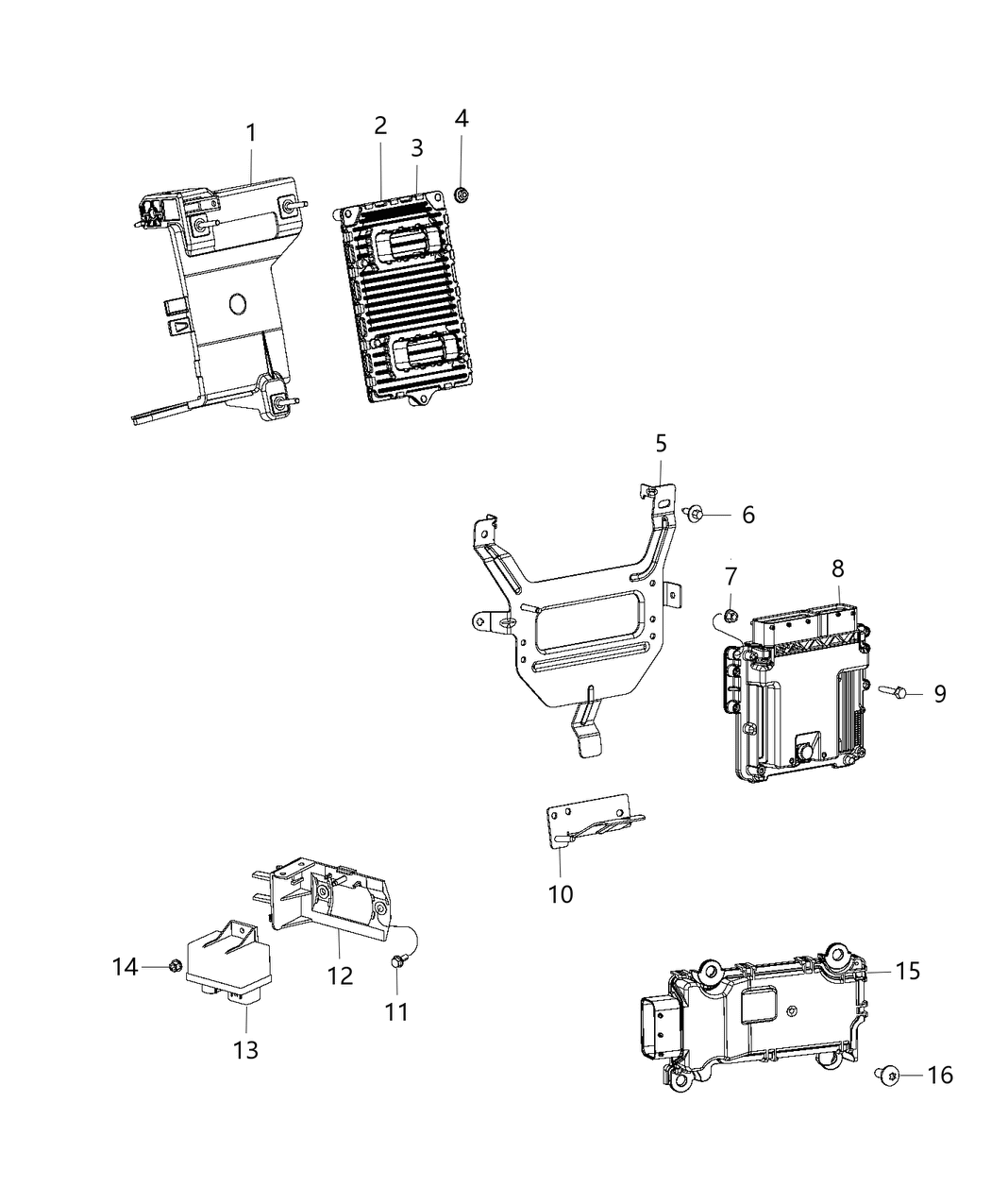 Mopar 68199334AB Bracket Glow Plug