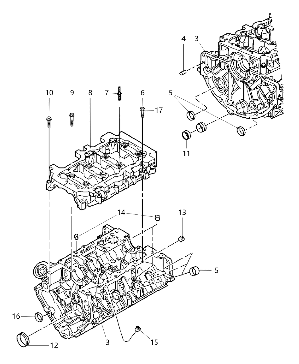 Mopar R2637056AB Engine Long Block