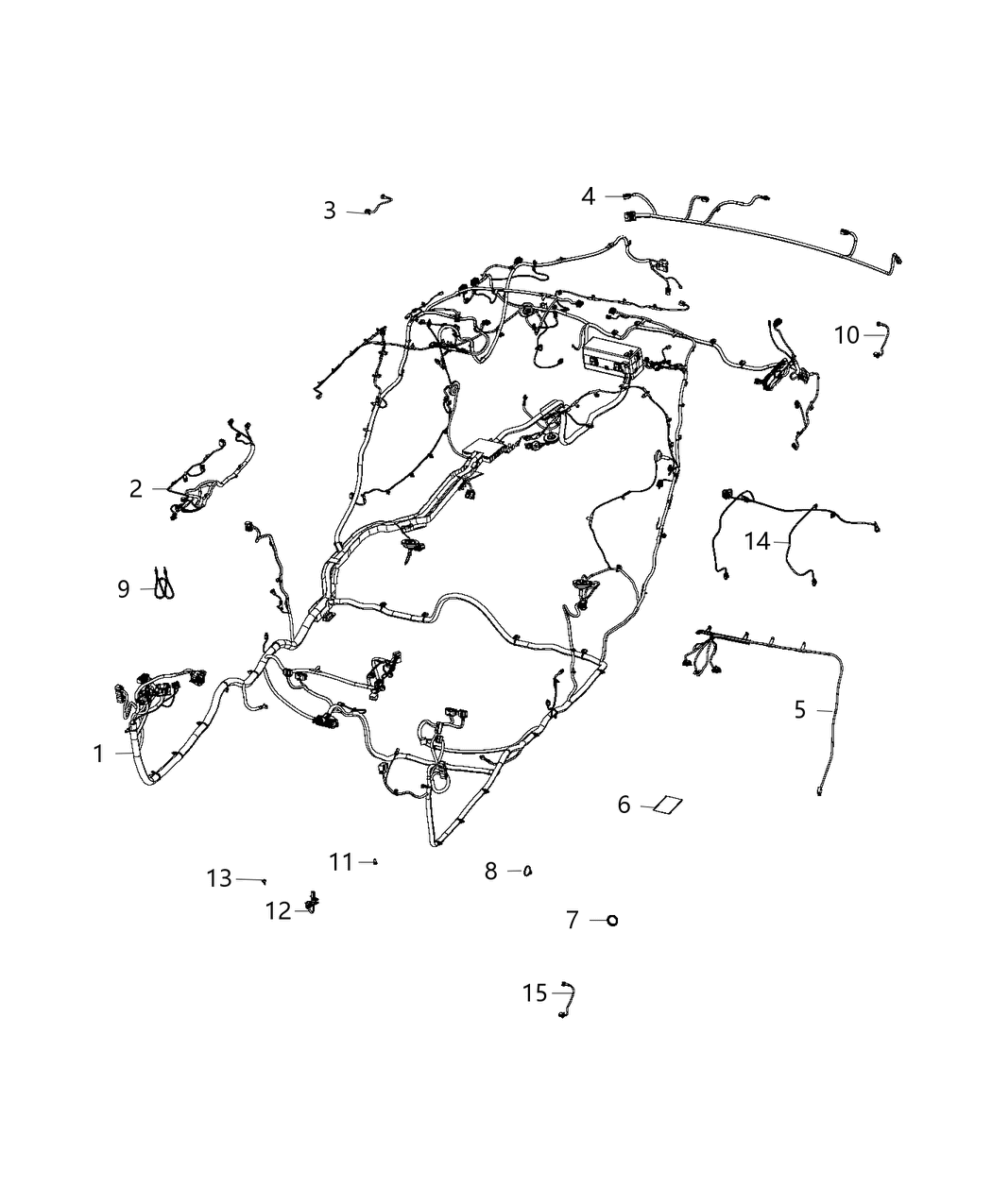 Mopar 68384047AD Wiring Body