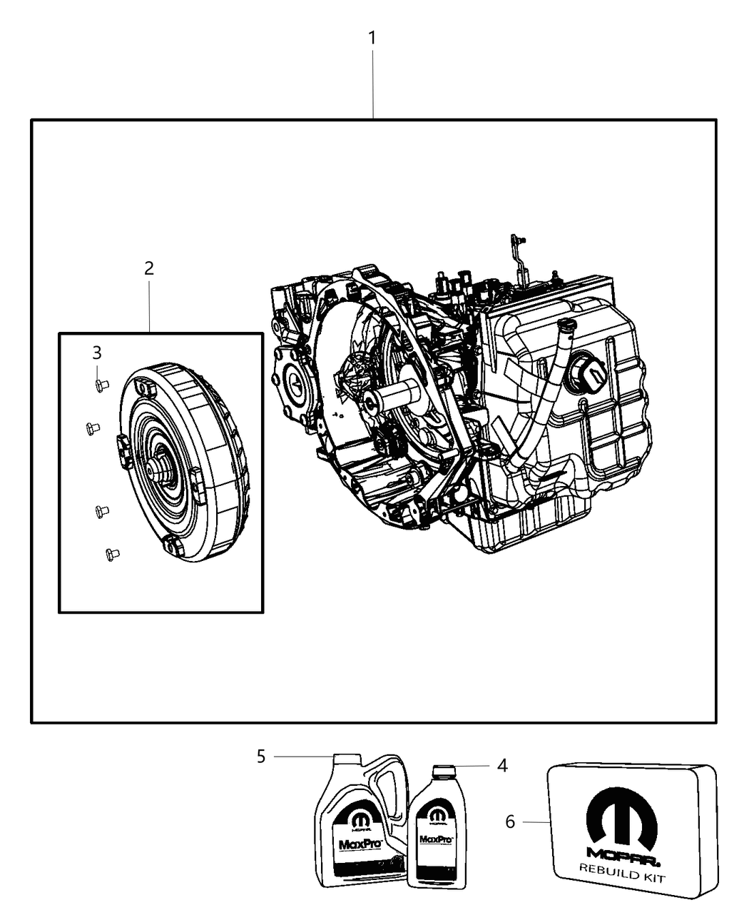 Mopar RL071389AA Transaxle