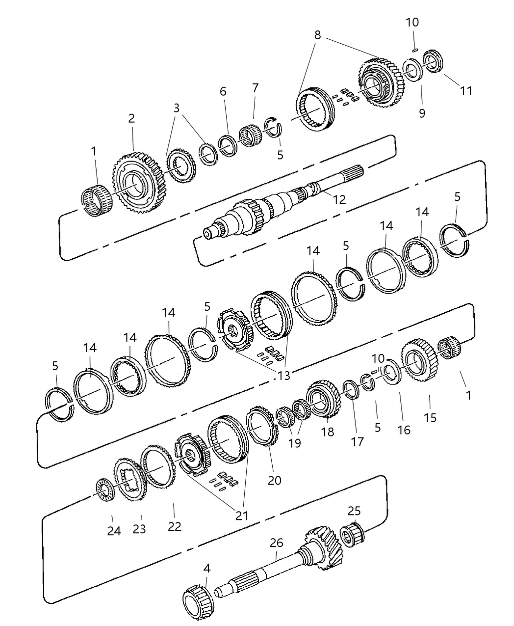 Mopar 4874370 Gear Clutch Drive