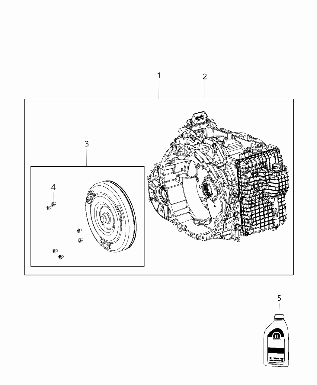 Mopar R8277271AA Transmission Kit With Torque Converter
