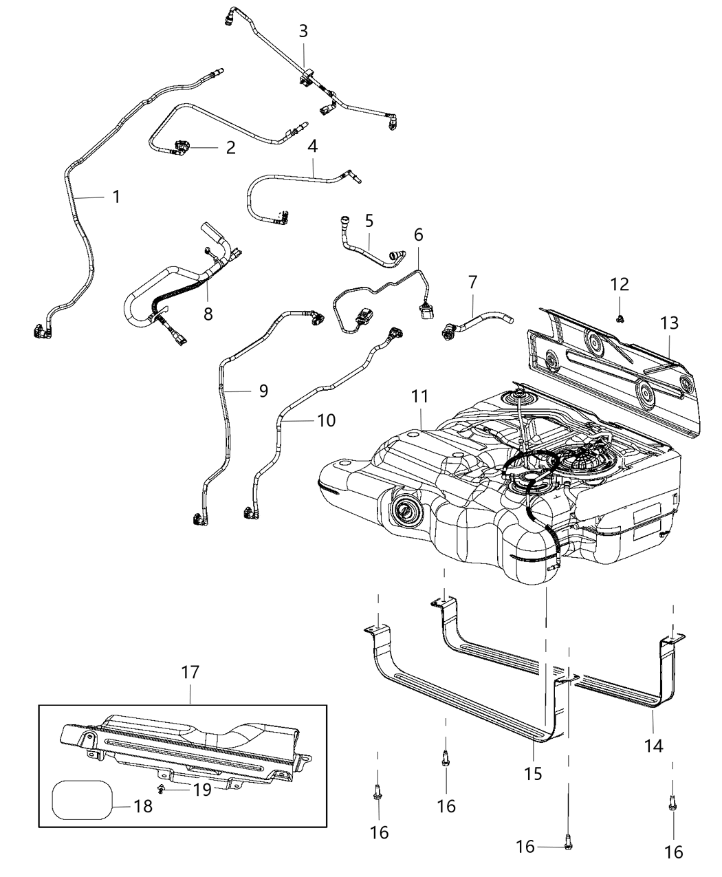 Mopar 4721841AF Tank Fuel Mopar 4721841AF Tank Fuel