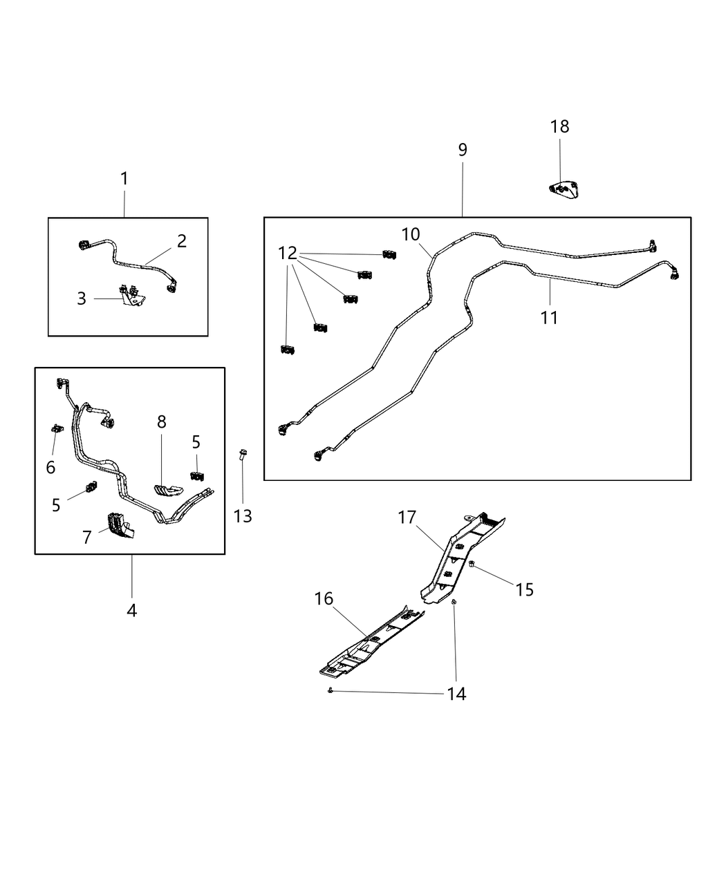 Mopar 68299416AA Tube Fuel Supply