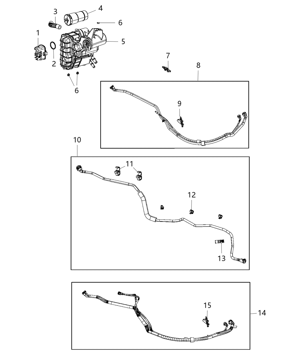 Mopar 68262528AA Clip Fuel Line Mopar 68262528AA Clip Fuel Line