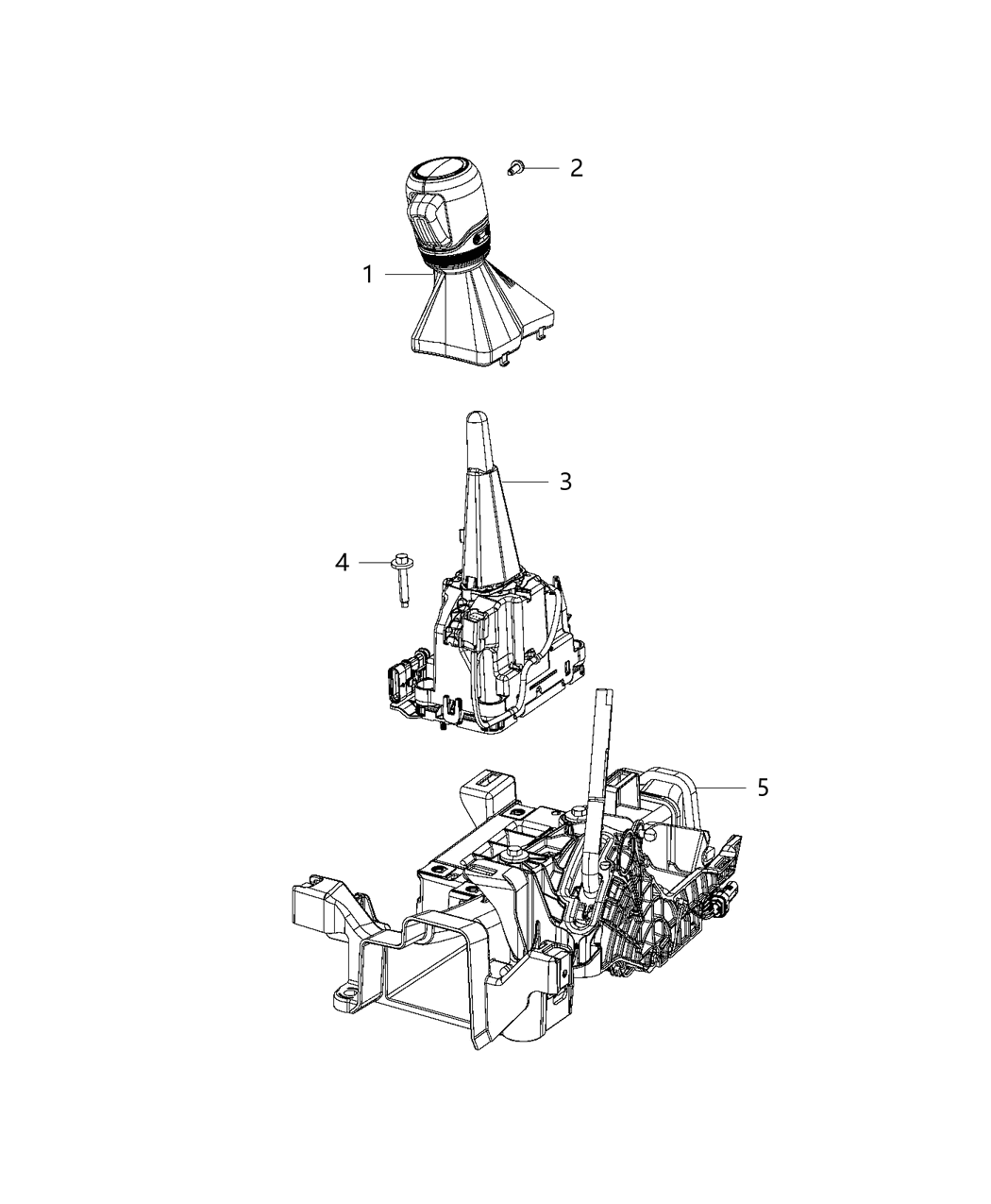 Mopar 5YM781R3AC Shifter Transmission
