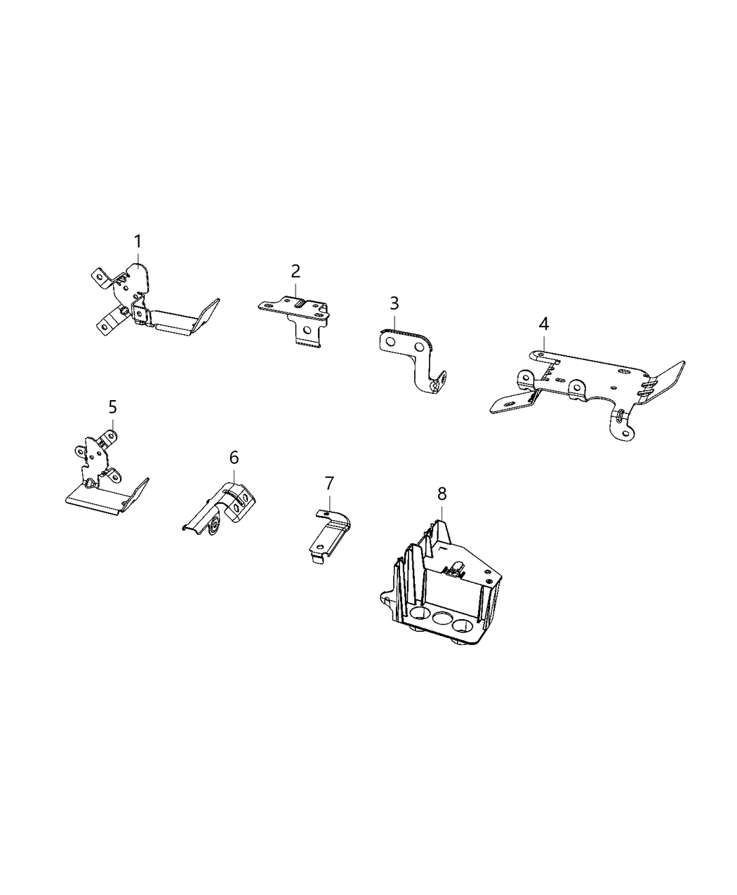 Mopar 68462322AA Bracket Wiring